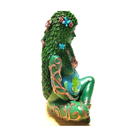 Retro Home Ornaments Nordic Resin Statue of The Earth Victory Goddess Mother Sculpture  Living Room Decoration Desktop Figurines