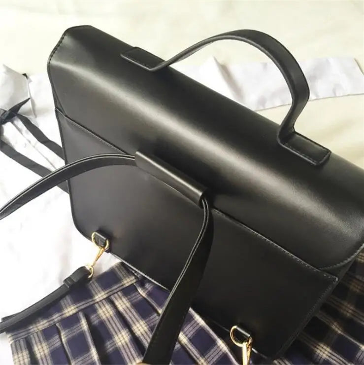 Retro Korean Style Women Backpack Students ShoulderBags Briefcase Bookbag Travel Messenger Bags