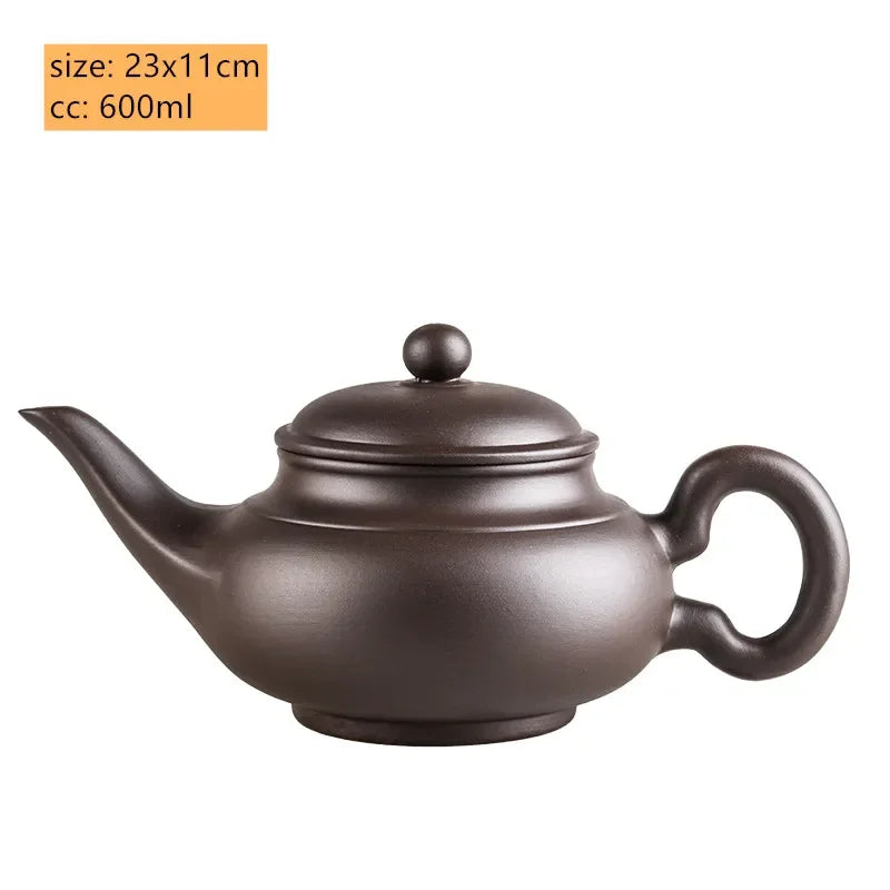 Retro Large Capacity Purple Clay Teapots Handmade Raw Ore Zisha Tea Pot Chinese Filter Beauty Kettle Tea Sets Accessories