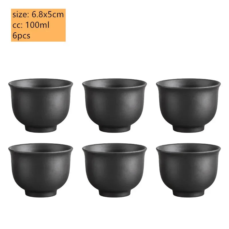 Retro Large Capacity Purple Clay Teapots Handmade Raw Ore Zisha Tea Pot Chinese Filter Beauty Kettle Tea Sets Accessories