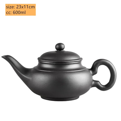 Retro Large Capacity Purple Clay Teapots Handmade Raw Ore Zisha Tea Pot Chinese Filter Beauty Kettle Tea Sets Accessories
