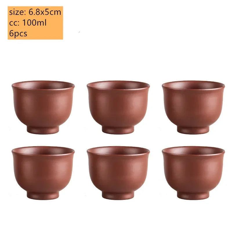 Retro Large Capacity Purple Clay Teapots Handmade Raw Ore Zisha Tea Pot Chinese Filter Beauty Kettle Tea Sets Accessories