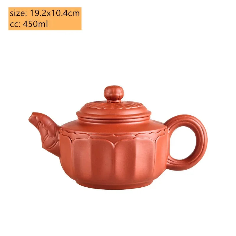 Retro Large Capacity Purple Clay Teapots Handmade Raw Ore Zisha Tea Pot Chinese Filter Beauty Kettle Tea Sets Accessories