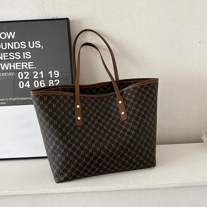 Retro Large Capacity Shoulder Bag 2024 New Tote Bag Designer Bags Luxury  Hand Bags Bag for Women