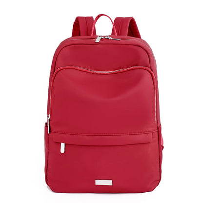 Retro Large Capacity Solid Color Backpack Designer Women Luxury Knapsack High Quality Leisure Nylon Travel  Back Pack for Women