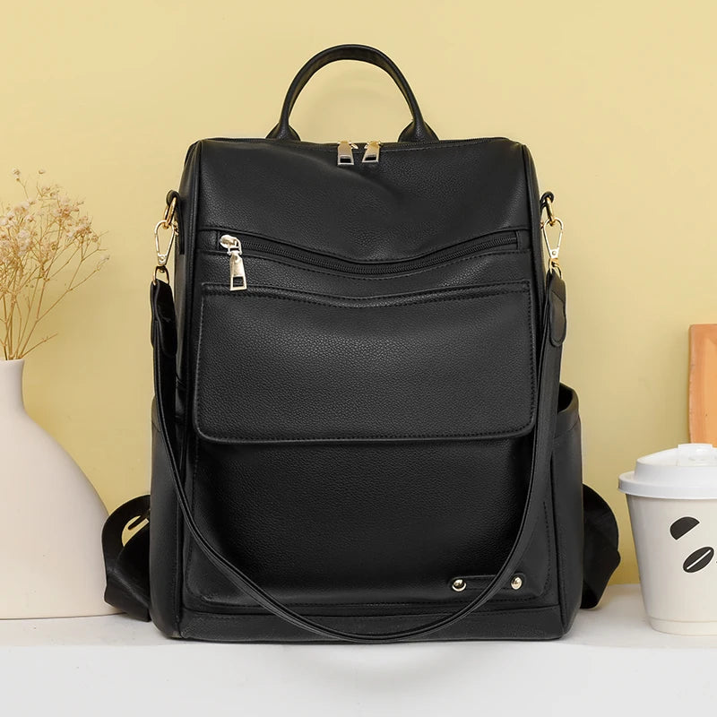 Retro Multifunctional Large Capacity Backpack With Anti Splash Water Travel Mochilas Luxury Women's Designer Brand Bagpack Sac