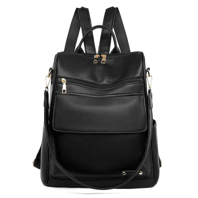 Retro Multifunctional Large Capacity Backpack With Anti Splash Water Travel Mochilas Luxury Women's Designer Brand Bagpack Sac