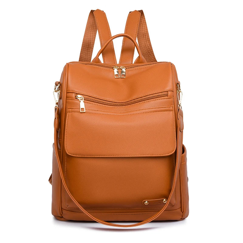 Retro Multifunctional Large Capacity Backpack With Anti Splash Water Travel Mochilas Luxury Women's Designer Brand Bagpack Sac