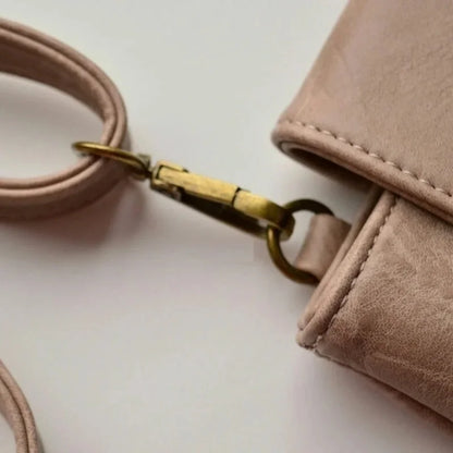 Retro PU Leather Clutch Large Capacity Crossbody Bag, Flap Laptop Handbag For Macbook