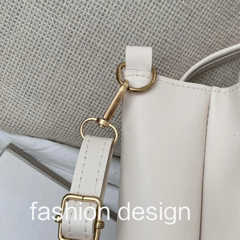 Retro PU Leather Satchel Shoulder Bag Crossbody Handbag for Fashion Women Girls