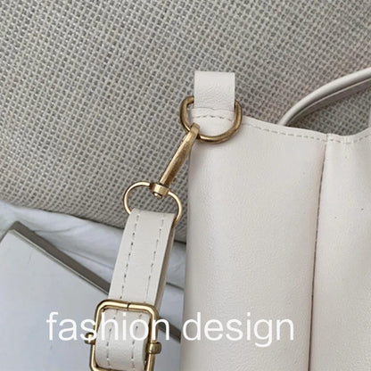 Retro PU Leather Satchel Shoulder Bag Crossbody Handbag for Fashion Women Girls