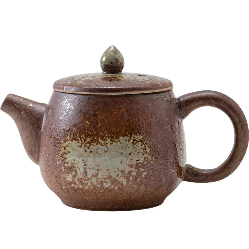 Retro Rough Pottery Tea Pot Porcelain Teapot Clay Coffee Teapot and Cup Set Yixing Kettle Clay Samovar Teapots Gaiwan Puer Pots