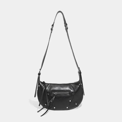 Retro Soft Leather Crossbody Waist 2024 Girls Armpit Fashion Versatile Niche High-end Shoulder Bag Trend