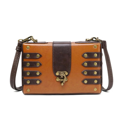 Retro Style Small Square PU Women's One-shoulder Diagonal / Bag for Women