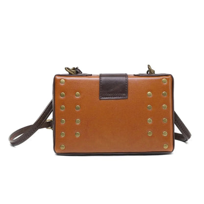 Retro Style Small Square PU Women's One-shoulder Diagonal / Bag for Women