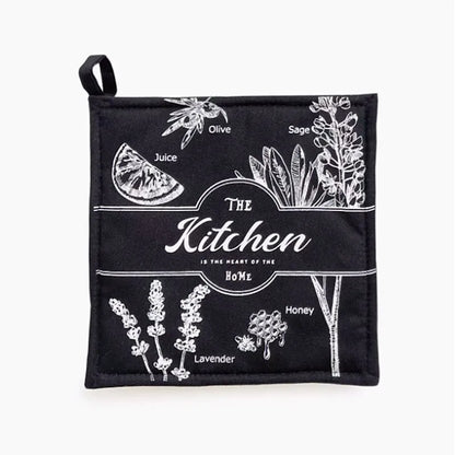 Retro Style Thickening Non-slip Glove Oven Glove Heatproof Mitten Household Kitchen Cooking Microwave Oven Mitt Insulated