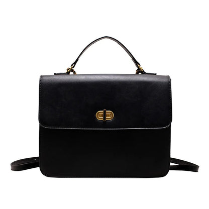 Retro Style Women Chain Mormcore Backpacks Girl HandBags Briefcase Silvery Messenger Bags