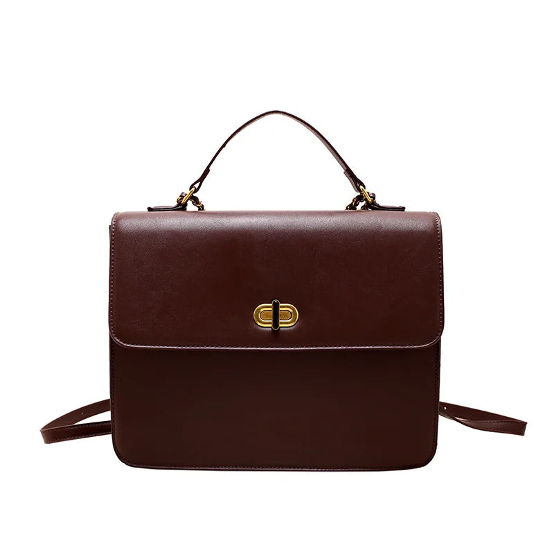 Retro Style Women Chain Mormcore Backpacks Girl HandBags Briefcase Silvery Messenger Bags