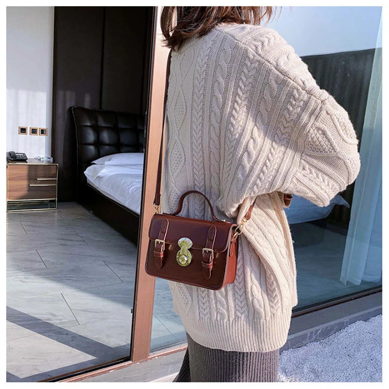 Retro Style Women Girls Flap Bags Mini Handbag Ladies Shoulder Bag Messenger Bags