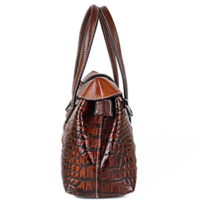 Retro Women Messenger Shoulder Cross body Bags Female Tote Bag Cowhide Crocodile Pattern High Quality Genuine Leather Handbag