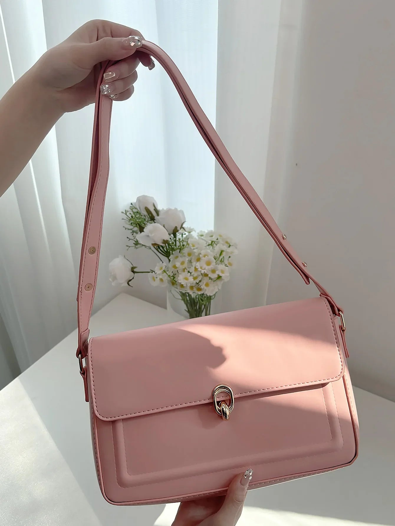 Retro women's 2024 new high-end texture niche underarm bag, crossbody shoulder bag