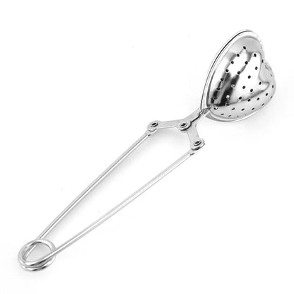 Reusable Tea Infuser Mesh Tea Bag Stainless Steel Firmly Filter Tea Strainer Mug Shell Heart-shaped Teapot Gadgets