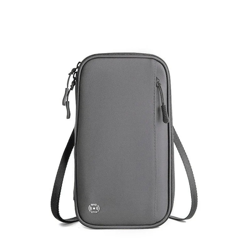 Rfid Blocking Passport Case Travel Document Organizer With Zippe Family Passport Holder Wallet For Cards Boarding Pass