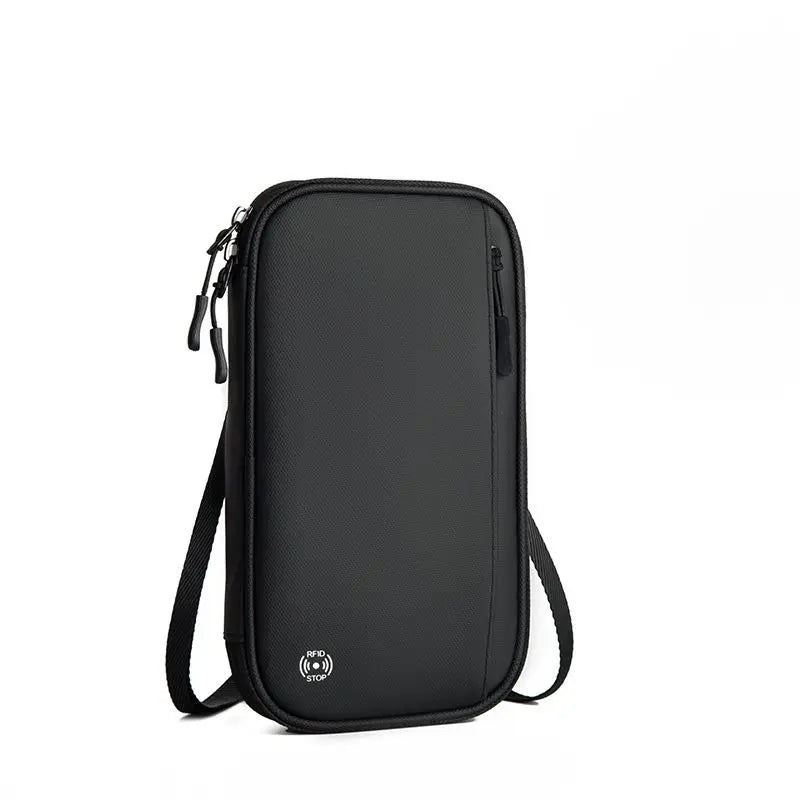 Rfid Blocking Passport Case Travel Document Organizer With Zippe Family Passport Holder Wallet For Cards Boarding Pass