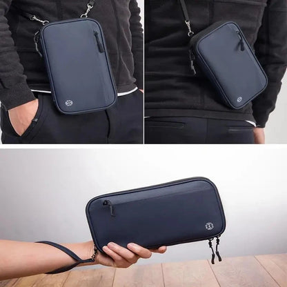 Rfid Blocking Passport Case Travel Document Organizer With Zippe Family Passport Holder Wallet For Cards Boarding Pass