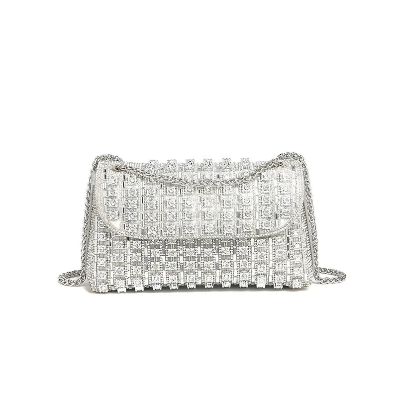 Rhinestone Bag Full of Diamonds 2024 New Fashion Dionysus Bags High-end Small Shoulder Bag with Diamonds Women's Bag Chain Bags