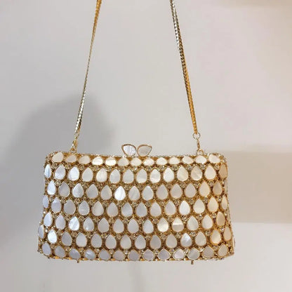 Rhinestone Evening Bag Clutches for Women Luxury shell Crystal Diamond Evening Bag Clutches Wedding Bags Luxury Bag for lady