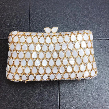 Rhinestone Evening Bag Clutches for Women Luxury shell Crystal Diamond Evening Bag Clutches Wedding Bags Luxury Bag for lady