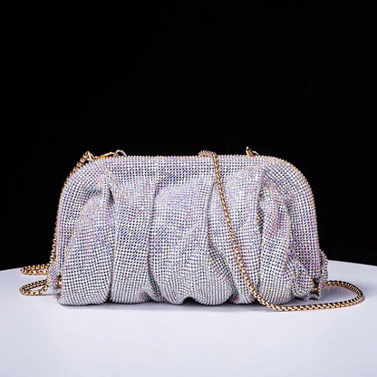 Rhinestones Crystal Afterparty Purse Bling Bag for Women Remarkable Gleaming Lady Celebration Dinner Clutch Bags Luxury Gift