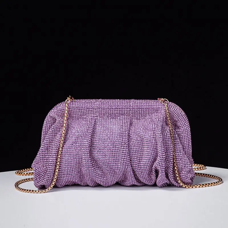 Rhinestones Crystal Afterparty Purse Bling Bag for Women Remarkable Gleaming Lady Celebration Dinner Clutch Bags Luxury Gift