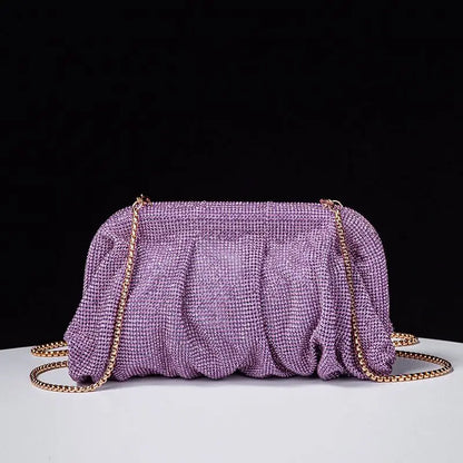 Rhinestones Crystal Afterparty Purse Bling Bag for Women Remarkable Gleaming Lady Celebration Dinner Clutch Bags Luxury Gift