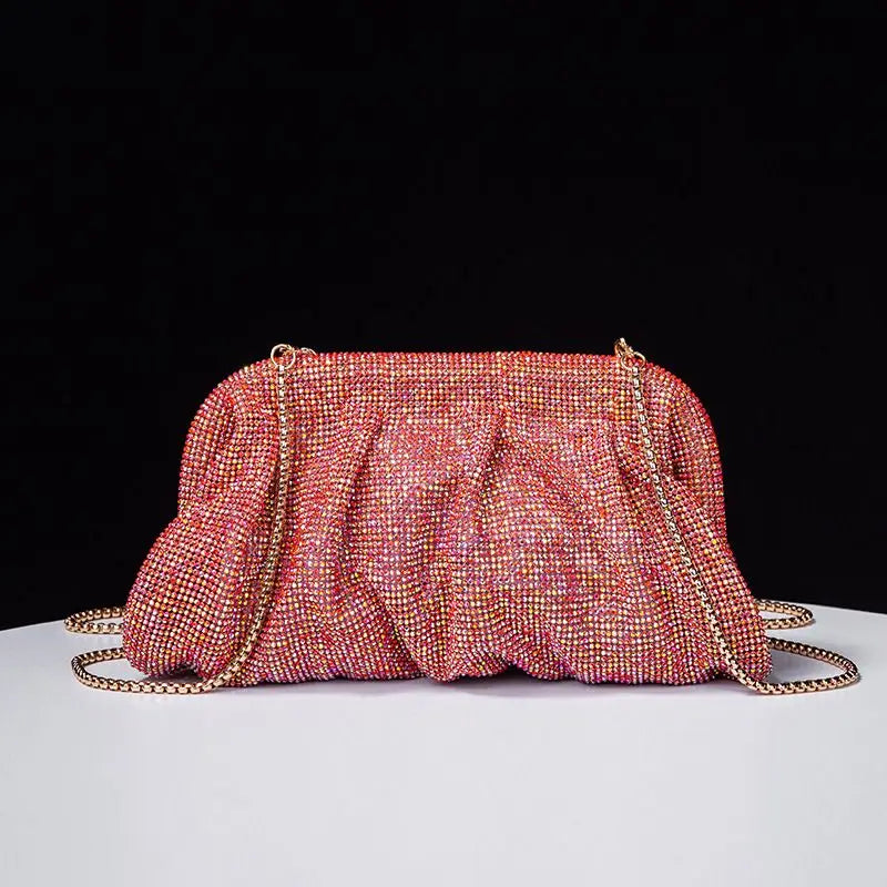 Rhinestones Crystal Afterparty Purse Bling Bag for Women Remarkable Gleaming Lady Celebration Dinner Clutch Bags Luxury Gift
