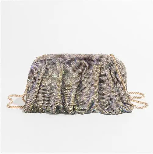 Rhinestones Crystal Afterparty Purse Bling Bag for Women Remarkable Gleaming Lady Celebration Dinner Clutch Bags Luxury Gift