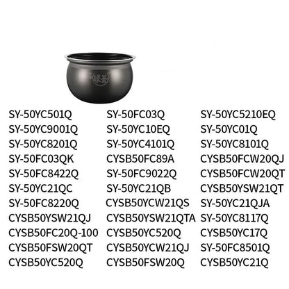 Rice Cooker Liner for SUPOR Pressure Cooker Lnner Pot Rice Cooker Pressure Cooker Black pot Inner Pot Non-stick Pot Inner Pot