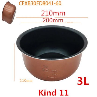 Rice Cooker Liner for SUPOR Pressure Cooker Lnner Pot Rice Cooker Pressure Cooker Black pot Inner Pot Non-stick Pot Inner Pot