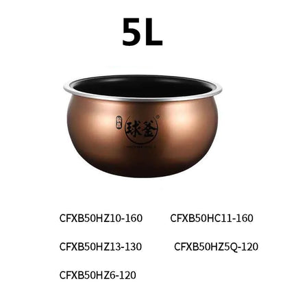 Rice Cooker Liner for SUPOR Pressure Cooker Lnner Pot Rice Cooker Pressure Cooker Black pot Inner Pot Non-stick Pot Inner Pot