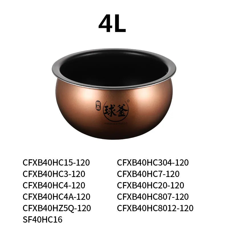 Rice Cooker Liner for SUPOR Pressure Cooker Lnner Pot Rice Cooker Pressure Cooker Black pot Inner Pot Non-stick Pot Inner Pot