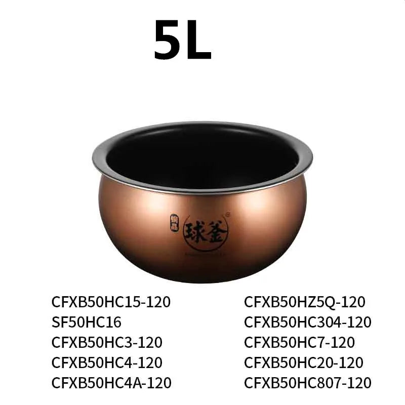 Rice Cooker Liner for SUPOR Pressure Cooker Lnner Pot Rice Cooker Pressure Cooker Black pot Inner Pot Non-stick Pot Inner Pot