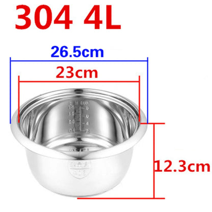 Rice Cooker Non-stick Inner Cooking Pot Liner Container Replacement Accessories for 2-6L Rice Cooker kitchen food cooker lids