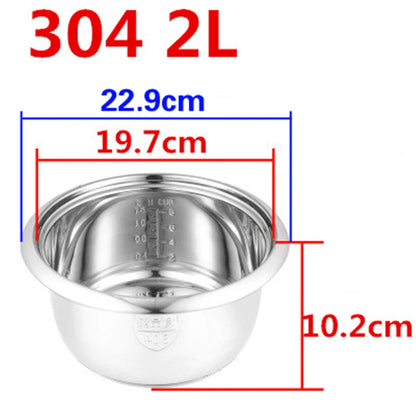 Rice Cooker Non-stick Inner Cooking Pot Liner Container Replacement Accessories for 2-6L Rice Cooker kitchen food cooker lids