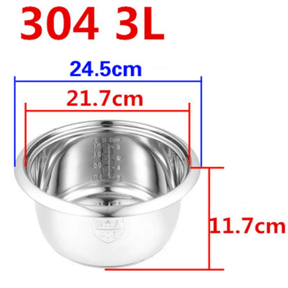 Rice Cooker Non-stick Inner Cooking Pot Liner Container Replacement Accessories for 2-6L Rice Cooker kitchen food cooker lids