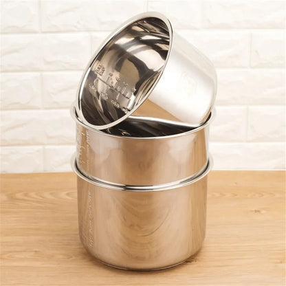 Rice Pressure Inner Cooker For Kitchen Accessories 6L Rice Cookware Pressure Cooking Double Bottom Inner Pot Non-stick Pots
