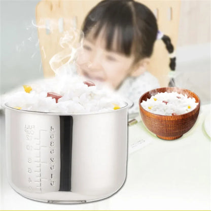 Rice Pressure Inner Cooker For Kitchen Accessories 6L Rice Cookware Pressure Cooking Double Bottom Inner Pot Non-stick Pots