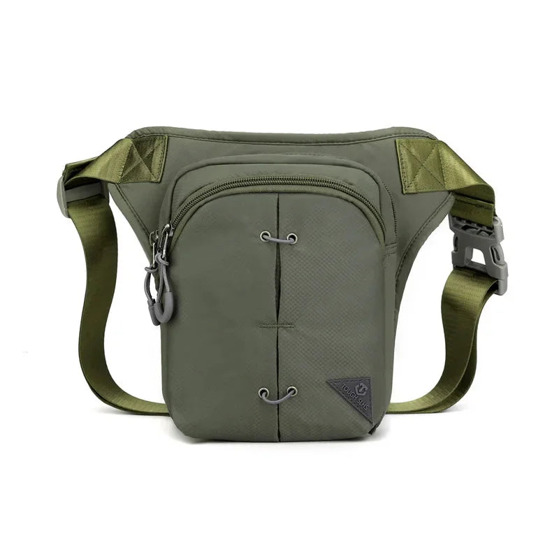 Rider Drop Leg Bag Waist Fanny Pack for Men Motorcycle Travel Assault Male Nylon Belt Messenger Cross Body Thigh Hip Bags