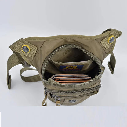Rider Men Leg Waist Belt Drop Thigh Motorcycle Travel Military/Assault Waterproof Oxford Male Fanny Pack Hip Bags