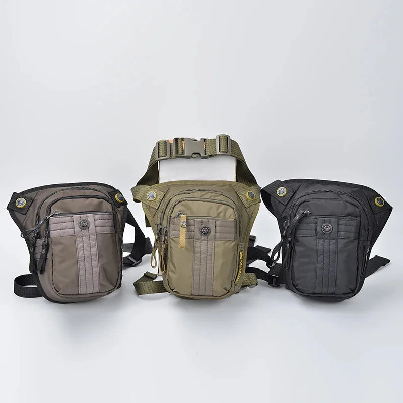Rider Men Leg Waist Belt Drop Thigh Motorcycle Travel Military/Assault Waterproof Oxford Male Fanny Pack Hip Bags